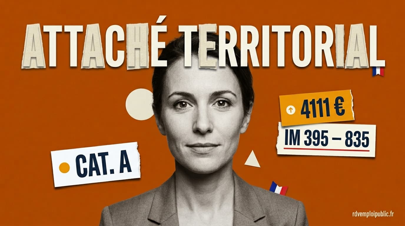 Photo professionnelle d'un attaché territorial au travail