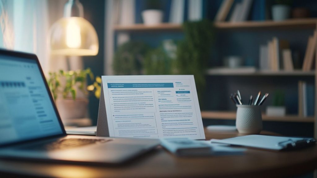 5 rubriques indispensables : architecture gagnante pour un CV public