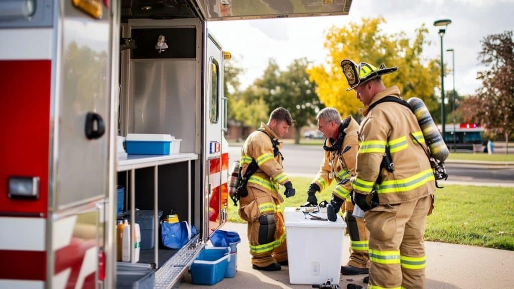Pompiers en première ligne : stratégies anti-COVID-19 déployées